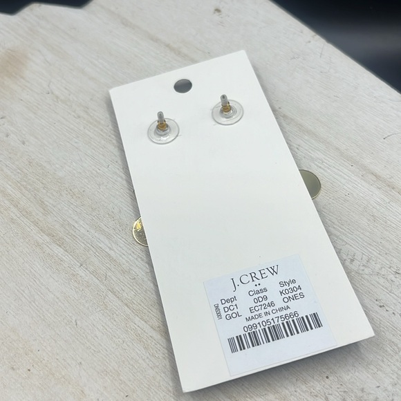 J. CREW Golden Mobile Drop earrings new on card - Picture 4 of 4